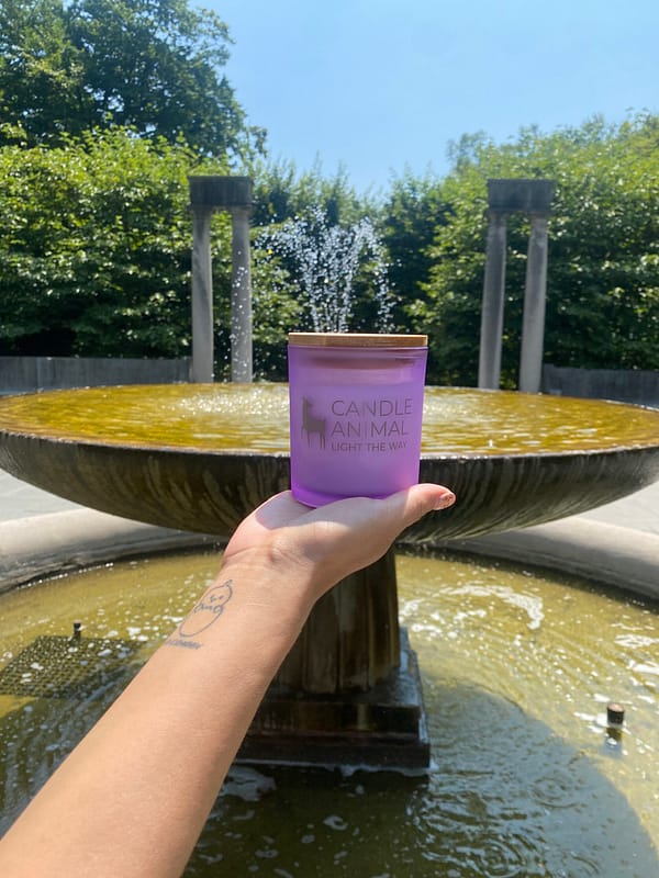 White Sage + Lavender, 8 oz. Soy Candle - Image 2