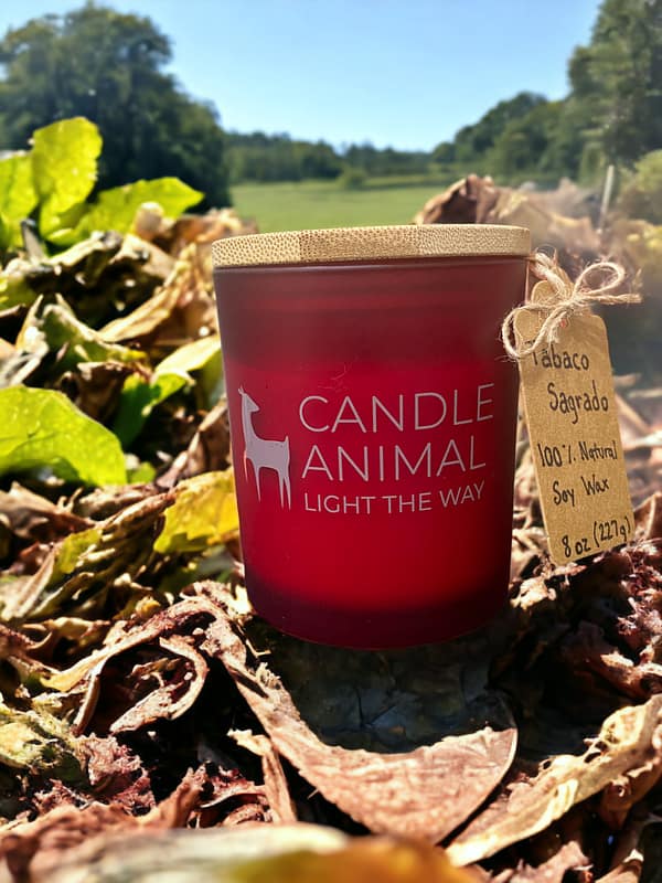 Tabaco Sagrado Soy Candle, 8 oz. - Image 2